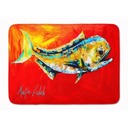 Carolines Treasures Danny Dolphin Fish Machine Washable Memory Foam Mat MW1156RUG